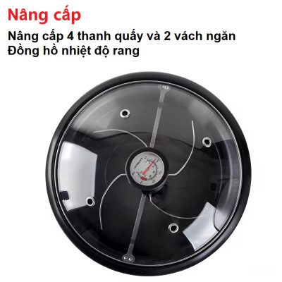 Máy rang hạt cà phê và các loại hạt tự động tích hợp điều chỉnh thời gian, thương hiệu Mỹ cao cấp Cafemasy SCR-300B - Hàng Nhập Khẩu (Bảo hành 12 Tháng)