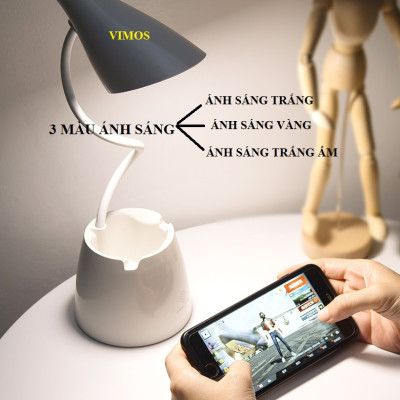 Đèn led để bàn, đèn bàn học sinh- snh viên : điều chỉnh độ sáng, 3 màu ánh sáng khác nhau, bảo vệ mắt chống cận thị
