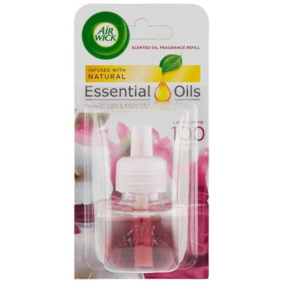 Chai tinh dầu cắm điện Air Wick Refill AWK3158 Fresh Raspberry & Blooming Citrus 19ml (Hương hoa cam, quả mâm xôi), sử dụng điện 220V
