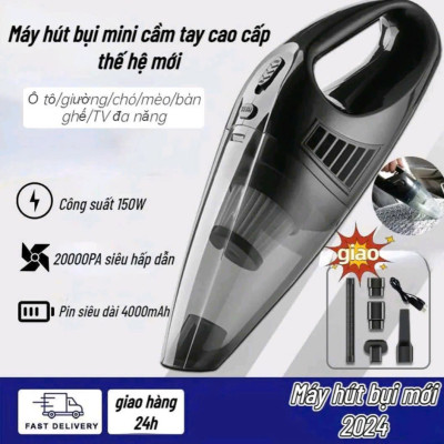 Máy Hút Bụi Thông Minh Cầm Tay Không Dây FTAKY Lực Hút Mạnh Mẽ 20000PA Chức Năng Hút Bụi Khô Và Ướt - Máy Hút Bụi Ô Tô, Máy Hút Bụi Gia Đình - Hàng Chính Hãng