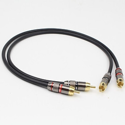 SOAIY Bộ 02 Dây Tín Hiệu Audio RCA Chống Nhiễu Monster Standard 100 - Hàng Nhập Khẩu