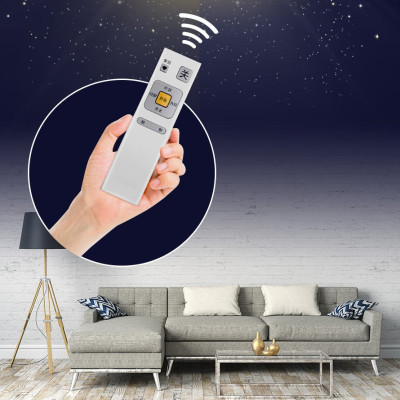 Đèn trần ánh sao Starry Panasonic HHXZ301188 36W cho phòng ngủ hiệu ứng ánh sáng lấp lánh, chế độ ngủ, thư giãn, hẹn giờ