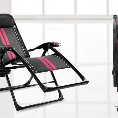 Ghế xếp thư giãn cao cấp kèm đệm Kachi MK232 - Ghế xếp thông minh văn phòng - Trọng tải 300kg