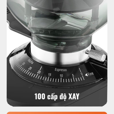Máy Xay Cà Phê G9A Tự Động 2 Lập Trình, 100 Cấp Xay Cực Mịn, Thương Mại Chuyên Nghiệp, Bản Nâng Cấp, hàng chính hãng