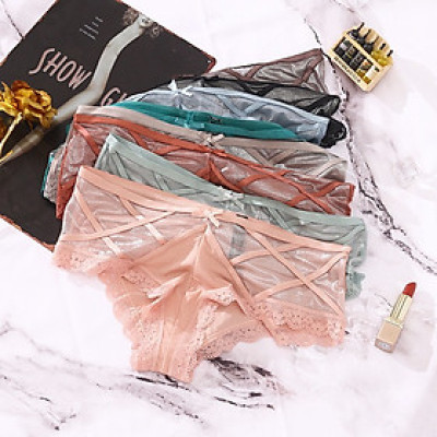 Quần Lót Nữ Thun Lạnh Phối Chéo Cao Cấp 1783 – Gợi Cảm, Êm Ái, Thoáng Mát