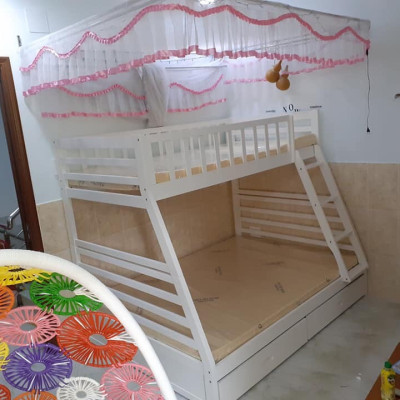 Giường Tầng Victoria (Trắng)