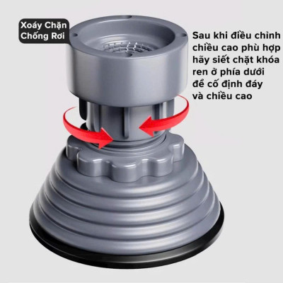 Bộ 4 Đế Nhựa Chống Rung Máy Giặt , Tủ Lạnh , Chống Ồn Phù Hợp Mọi Loại Máy