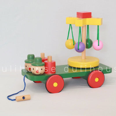 Đồ chơi gỗ Dulihouse Xe chuyển động vui