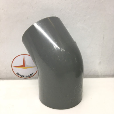 Lơi 60 nhựa PVC Bình Minh (45o ElBow)_L60M (5 cái)