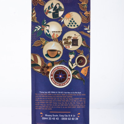 Cà phê ESPRESSO BLEND No.1 dạng hạt nguyên chất phong cách Ý, mùi hương thơm nồng, vị đậm đà hậu kéo dài - 250g