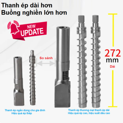 Máy ép dầu thực vật NÓNG LẠNH công nghiệp, dùng trong gia đình, nhà hàng, khách sạn thương hiệu Mỹ cao cấp Septree S9S - Hàng nhập khẩu