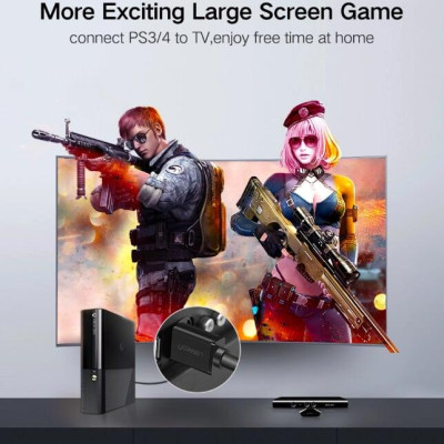 Ugreen UG10114HD104TK 30M màu Đen Cáp tín hiệu HDMI chuẩn 1.2 hỗ trợ phân giải 4K * 2K - HÀNG CHÍNH HÃNG