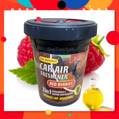 Sáp thơm ôtô thiên nhiên tiện dụng Acana 130g (hương hoa hồng)