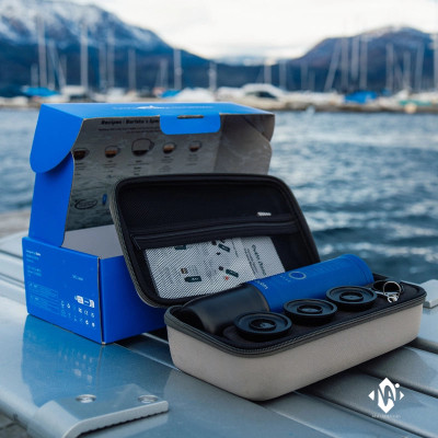 [Hàng chính hãng] Set máy pha cà phê điện cầm tay Outin Nano Portable Espresso Machine màu Ocean Blue (Phiên bản giới hạn)