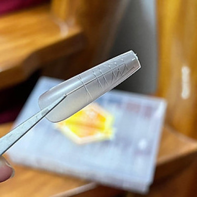 Móng Up Nhám Có Vân Nhiều Size 300 Móng Đa Năng, Siêu Dài, Chia Vạch Làm Nail Chuyên Nghiệp Nhựa Dẻo, Dễ Dũa Theo Form Nữ Women