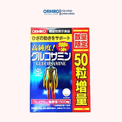 Viên uống bổ sung Glucosamine ORIHIRO Nhật Bản giảm đau xương khớp, 950 viên/hộp