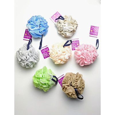 Bông tắm tròn cao cấp NuFresh (giao màu ngẫu nhiên)