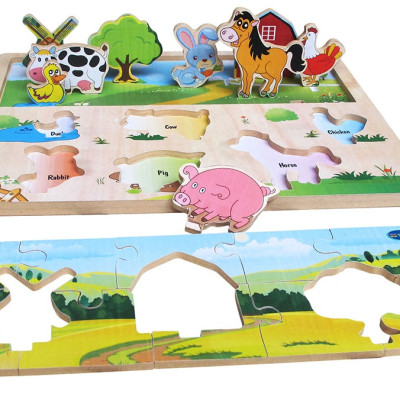 Đồ Chơi Gỗ Winwintoys - Xếp Hình Nông Trại 68332