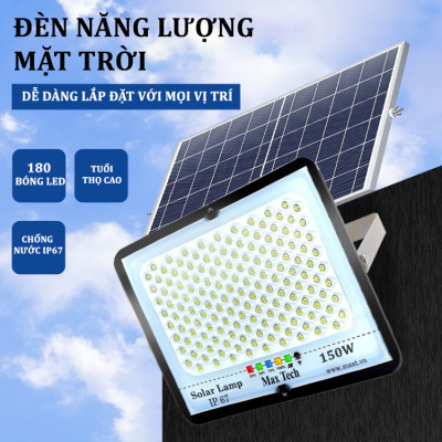 Đèn năng lượng mặt trời MAXTECH bóng to 150w, 200w, 250w, 300w - Công suất lớn, Tiết kiệm điện- D1370