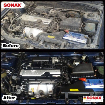 Shampoo làm sạch khoang động cơ xe Sonax Engine and Cold Cleaner 543200