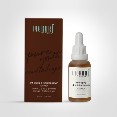 Bộ Đôi Mekorj: 2 Chai Tinh Chất Chống Lão Hóa và Làm Mờ Nếp Nhăn Dành Cho Nam & Nữ (30ml)