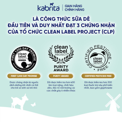Thùng 6 lon Sữa dê Kabrita số 2 cho trẻ từ 12- 24 tháng - Lon 800g