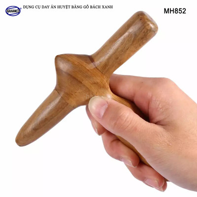 Dụng Cụ day ấn Huyệt Mát xa Chữ Thập Gỗ Bách Xanh - Xua tan nỗi đau xương khớp (MH852)