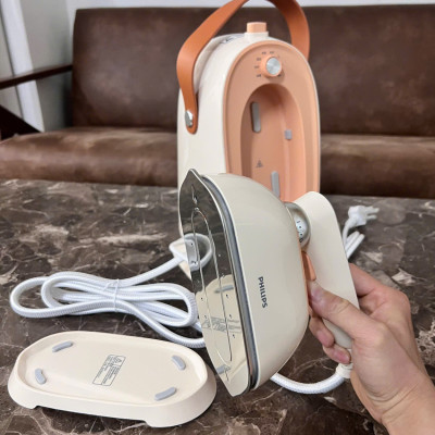 Bàn là, ủi hơi nước cầm tay công suất lớn 1800W thương hiệu Philips STE0850/50 - Hàng chính hãng (Bảo Hành 24 Tháng)