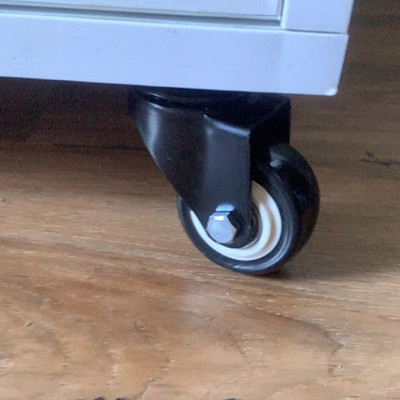 Bánh Xe Đen Đầu Vít Xoay 360 Có Khóa, Hàng Chất Lượng ANKAN, Lắp Xe Đẩy Hàng, Tủ, Bàn Ghế