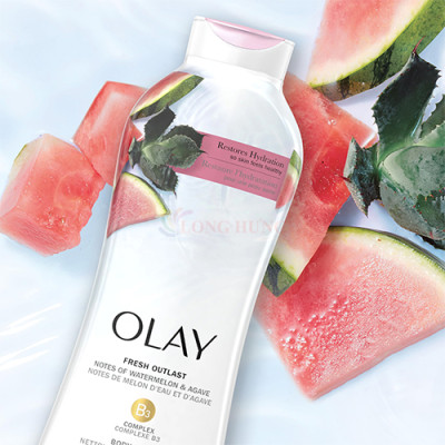 Sữa tắm Olay Fresh Outlast Body Wash (650ml) - Hàng chính hãng