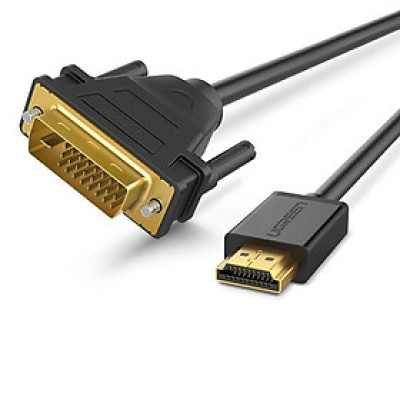Ugreen UG10136HD106TK 3M màu Đen Cáp chuyển đổi HDMI sang DVI 24 + 1 thuần đồng - HÀNG CHÍNH HÃNG