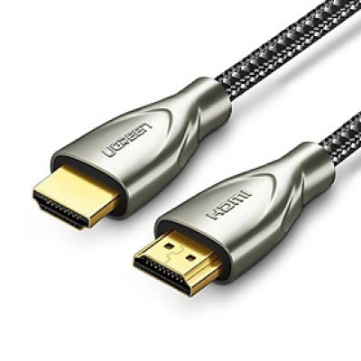 Ugreen UG50106HD131TK 1M màu Đen Cáp tín hiệu HDMI chuẩn 2.0 dây bọc lưới đầu hợp kim cao cấp - HÀNG CHÍNH HÃNG