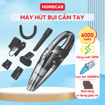Máy Hút Bụi Thông Minh Cầm Tay Không Dây FTAKY Lực Hút Mạnh Mẽ 20000PA Chức Năng Hút Bụi Khô Và Ướt - Máy Hút Bụi Ô Tô, Máy Hút Bụi Gia Đình - Hàng Chính Hãng