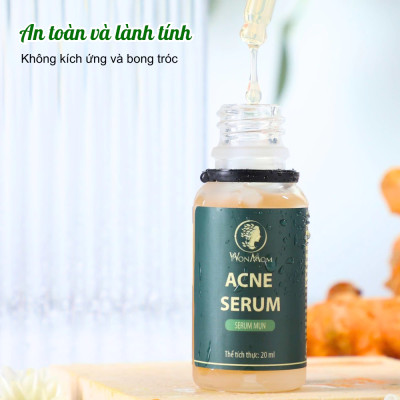 Bộ trắng da, sạch mụn và nám cơ bản Wonmom ( 1 Kem nghệ tươi + 1 Serum mụn )