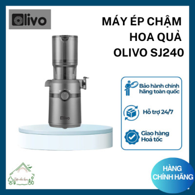 Máy Ép Chậm OLIVO SJ240 – Khoang Tiếp Lớn – Giải Pháp Hoàn Hảo Cho Việc Ép Kết Hợp Trái Cây, Rau Củ- Hàng Chính Hãng