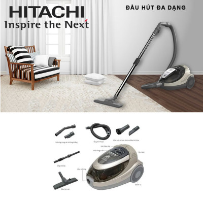 Máy hút bụi dạng hộp Hitachi CV-SF20 24CV-LBR công suất 2000W, xuất xứ Thái Lan - hàng chính hãng
