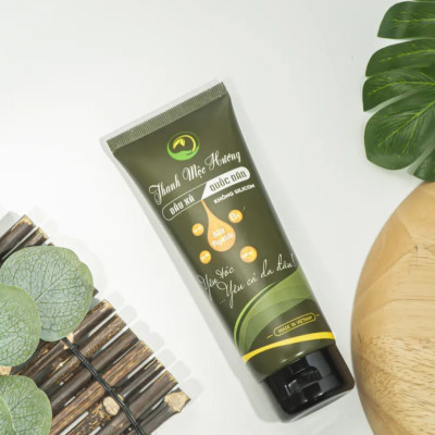 Dầu xả phục hồi tóc hư tổn chẻ ngọn gãy rụng Thanh Mộc Hương chính hãng 200ml 