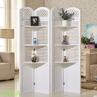 Bình Phong Sọc Ngang 2 Cánh Có Kệ