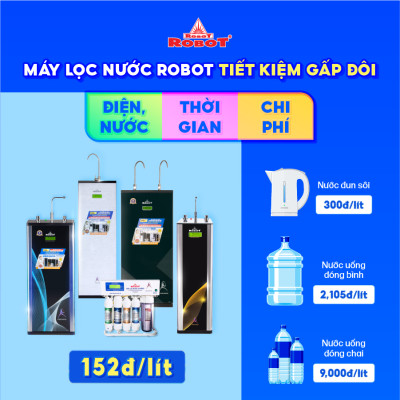 Máy Lọc Nước Bán Công Nghiệp ROBOT SPRING Pro 9410G-UR Tích Hợp Màng Lọc R.O + UF - Hàng Chính Hãng