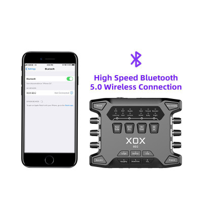 XOX BD2 - Sound Card Bluetooth, 48V Hát Karaoke Online, Livestream, Podcast Và Phòng Thu - Hàng Chính Hãng