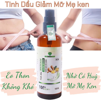Tinh Dầu Massage Thiên Nhiên Thon Gọn Vóc Dáng MẸ KEN (100ml)