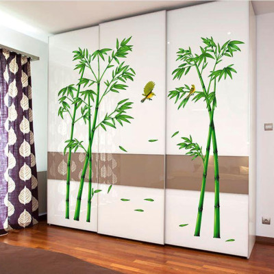 [Size lớn] Decal dán tường bụi tre 0779c