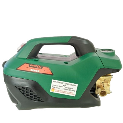 Máy rửa xe công suất 2300W PHIPOL TOOLS QXJ06.2 dây lõi đồng tặng kèm bộ phụ kiện - Hàng Chính Hãng