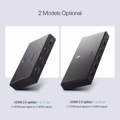 Ugreen UG50708CM187TK 4k 60hz Bộ chia HDMI 1 ra 4 cổng hỗ trợ HDMI 2.0 - HÀNG CHÍNH HÃNG