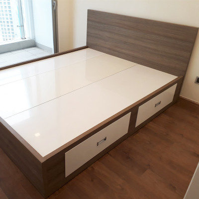 Giường ngủ 2 hộc kéo Tundo 160cm x 200cm