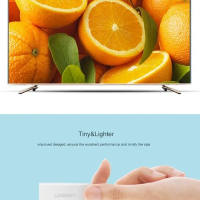 Ugreen UG40361MD112TK 25CM màu Trắng Cáp chuyển đổi Mini DP sang HDMI hỗ trợ phân giải 4K x 2K - HÀNG CHÍNH HÃNG