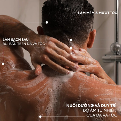 Sữa tắm gội 2 trong 1 cho nam Men Stay Simplicity Hair & Body Advanced Adventurer 2-in-1 Shampoo & Body Wash 250ml