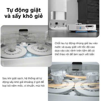 Robot Hút Bụi Lau Nhà Dreame L10 Ultra Lực Hút 5300 Pa - Hàng Chính Hãng