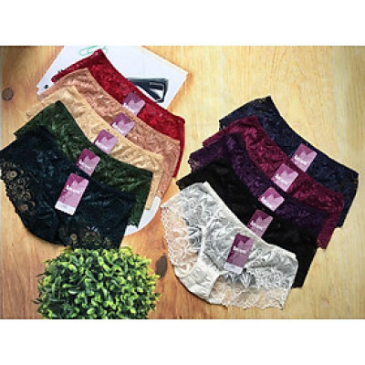 Combo 5 quần lót nữ nguyên ren cao cấp Locust 042 – Quyến rũ, co giãn thoải mái