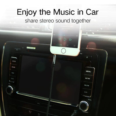 Ugreen UG50363AV112TK 2M màu Đen Cáp âm thanh 2 đầu 3.5mm dương - HÀNG CHÍNH HÃNG